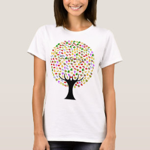 Camiseta Thunder_Cove da árvore de várias frutas
