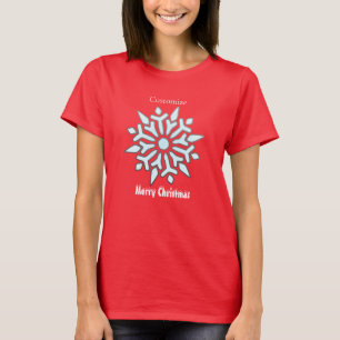 Camiseta Thunder_Cove do Enfeites de natal do Floco de Neve