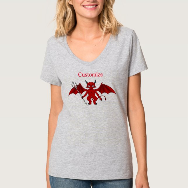 Camiseta Thunder_Cove do Pequeno Diabo Vermelho (Frente)