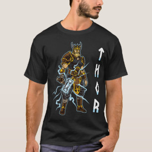 Camiseta Thunder God Thor Norse Mythology Viking Warrior