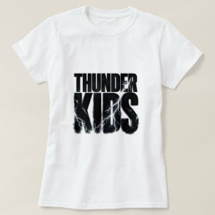 Camiseta ⚡ Thunder Kids Declaração de Citação de Relâmpago