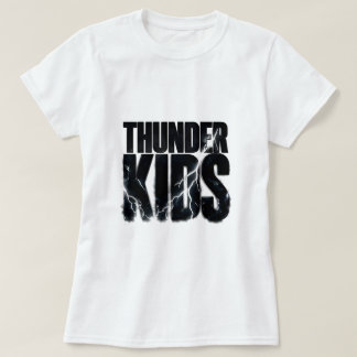 Camiseta ⚡ Thunder Kids Declaração de Citação de Relâmpago