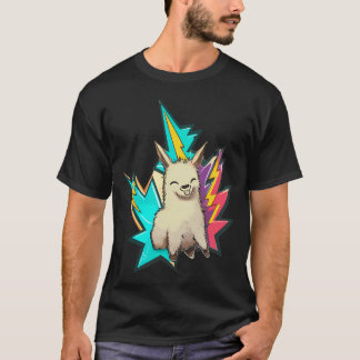 Camiseta Thunder Lama, Grafite de Arte da Rua Cute
