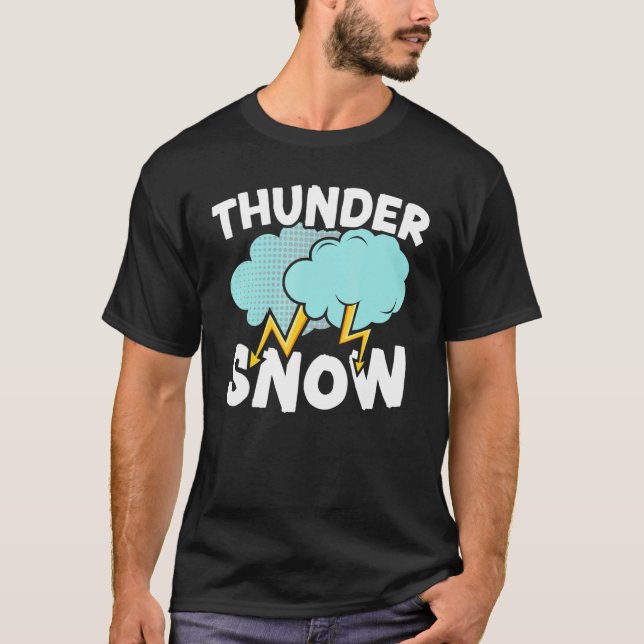 Camiseta Thunder Snow  Ice Cold Snowy Winter Season 1 (Frente)