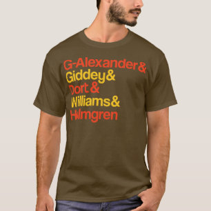 Camiseta Thunder Storm OKC Começando Cinco Tributos Tee