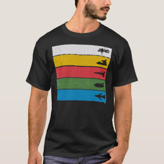 Camiseta Thunderbird Classic - Aves Silhuettes em Stripe