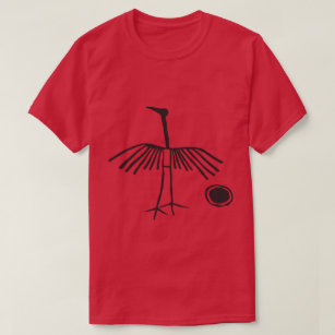 Camiseta Thunderbird Índio de Arte das Cavernas Pré-Históri
