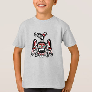 Camiseta Thunderbird Nativo Americano Vermelho