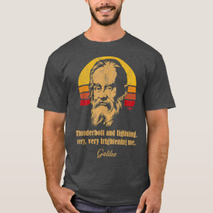 Camiseta Thunderbolt e relâmpago Meme da Astronomia Galile