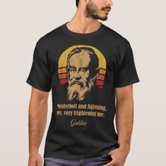 Camiseta Thunderbolt e relâmpago Meme da Astronomia Galileo