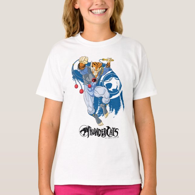 Camiseta ThunderCats | Gráfico de Caracteres Tygra (Frente)