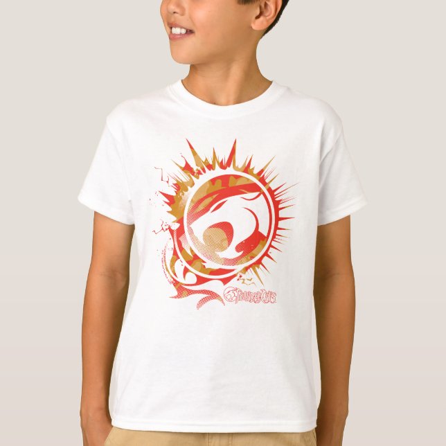 Camiseta ThunderCats | Gráfico de logotipos explosivos (Frente)