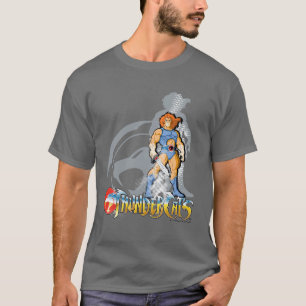 Camiseta ThunderCats   Gráfico de Sombra de Leão-O Halftton