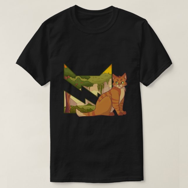 Camiseta Thunderclan Warrior Cats Sticker.png (Frente do Design)