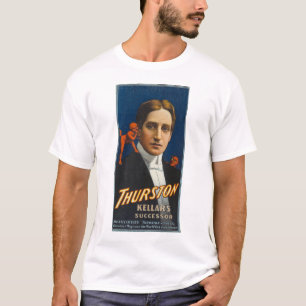 Camiseta Thurston, o mágico excelente, o Sucessor de Kellar