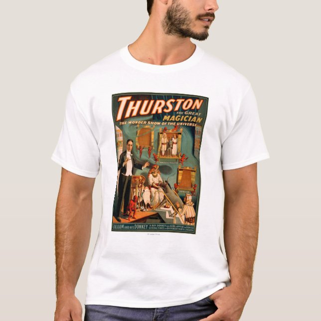 Camiseta Thurston - os demónios & o asno desaparecem a (Frente)