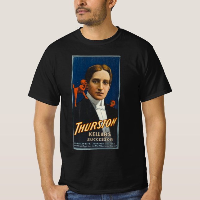 Camiseta Thurston, Poster mágico do Sucessor de Kellar (Frente)