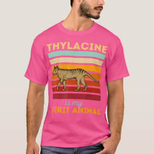 Camiseta Thylacine É O Meu Espírito Animal Extinto Tasmânia