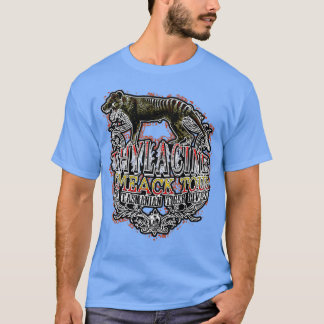 Camiseta Thylacine, o Tigre Ameaçado da Tasmânia Vive