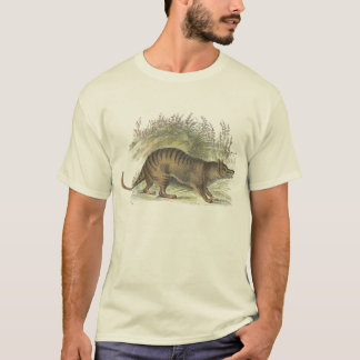 Camiseta Thylacine/t-shirt tasmaniano do tigre
