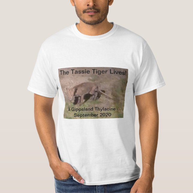 Camiseta Thylacine Tigre Tigre T-Shirt (Frente)