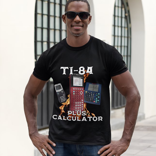 Camiseta Ti-84 Mais Calculadora Engraçada Professora De Mat (Criador carregado)