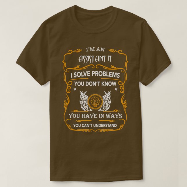 CAMISETA TI ASSISTENTE 2 (Frente do Design)