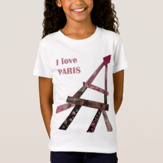 Camiseta ti-camisa eu amo Paris