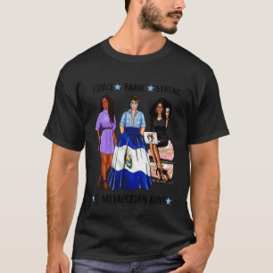 Camiseta Tia Afro Salvadorenha Com Afro El Salvador Aun
