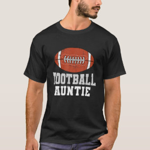 Camiseta Tia Americana De Futebol Engraçada Retro Sports