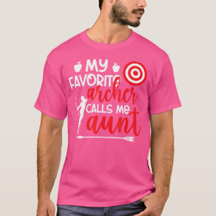 Camiseta Tia Archery Favorita Tia Archery Tia De Um Arqueir