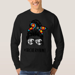Camiseta Tia Archery Viva Cabelo Mensageiro Vidro Mãe