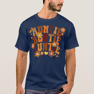 Camiseta Tia Autumn Fall Vintage Retro Groovy Hippie Flo