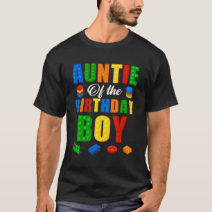 Camiseta Tia Birthday Boy Master Builder