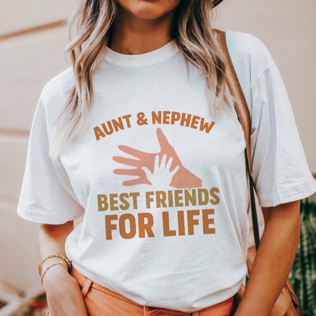Camiseta Tia Boho e Sobrinho BFFs  (Criador carregado)
