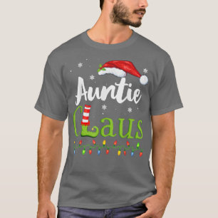 Camiseta Tia Claus Engraçado Vovó Papais noeis Pijamas Nata