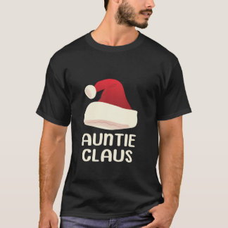Camiseta Tia Claus Papais noeis de Natal Correspondendo Tia