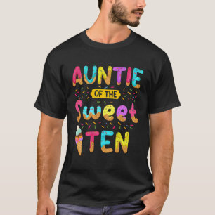 Camiseta Tia Da Doce 10, 10, Garota De Aniversário