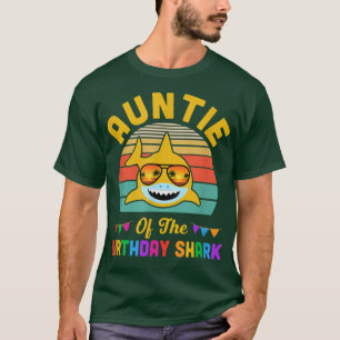 Camiseta Tia Da Fama De Aniversário Do Tubarão