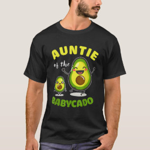 Camiseta Tia Da Família Babycado Avocado Correspondente Gif