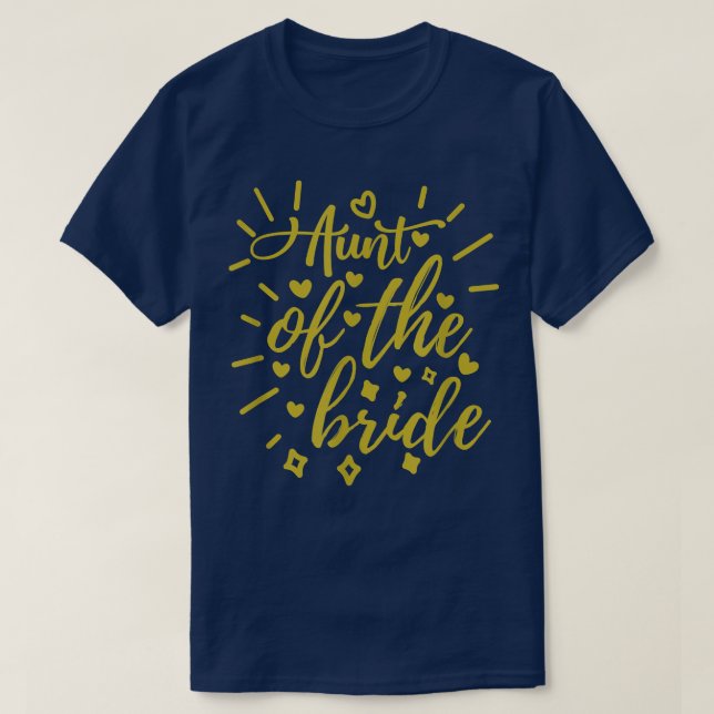 Camiseta Tia Da Noiva (Frente do Design)