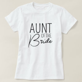 Camiseta Tia da Noiva - Casamento Familiar Correspondente