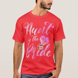 Camiseta Tia Da Noiva Presente Para Tia Do Bri