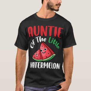 Camiseta Tia Da Pequena Melancia De Verão Famosa