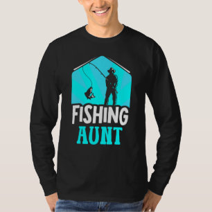 Camiseta Tia da Pesca Sayings Fish Pescador Fisher