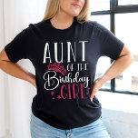 Camiseta Tia da Rapariga de Aniversário Coincidência Person<br><div class="desc">Procurando uma camisa de aniversário que fará sua festa terminar? Olhe só as camisas da nossa equipe de aniversário! Estas camisetas de na moda são perfeitas para qualquer festa de aniversário do dia fora. Nossas camisas combinam um presente de excelente para seus amigos e família, e podem ser vestidas juntas...</div>