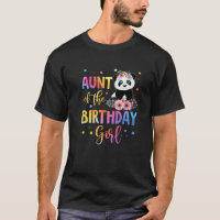 Tia Da Rapariga De Aniversário Panda Bear Mãe Flor