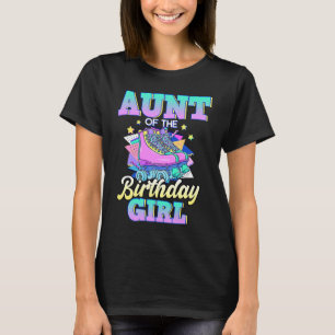 Camiseta Tia Da Rapariga De Aniversário Rolando