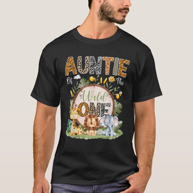 Camiseta Tia Da Selvagem Um Dia De 1Rua Safari Anim Selva (Frente)