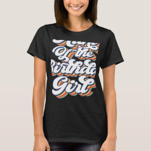 Camiseta Tia Da Vintage Da Rapariga De Aniversário Que Corr